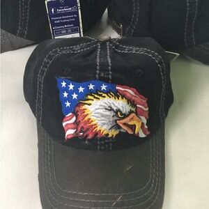 KBETHOS American Eagle USA Flag Embroidered Baseball Cap Adjustable Black New